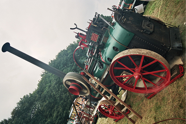 Visiting the Oldtimer Festival in Ravels, Belgium: 1909 Lanz ZLC 1909 Steam locomobile