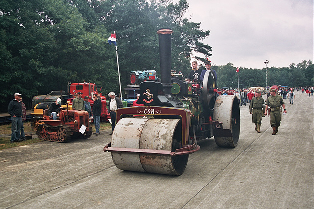 Visiting the Oldtimer Festival in Ravels, Belgium: 1916 Aveling & Porter steam roadroller