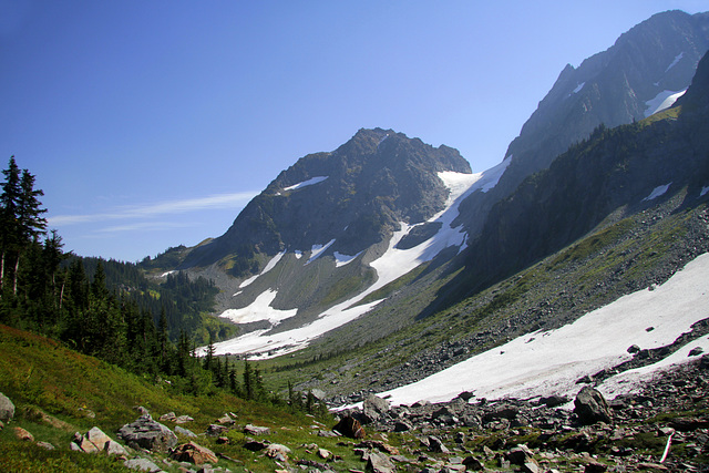 Cascade Pass and Pelton Basin