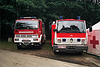 Visiting the Oldtimer Festival in Ravels, Belgium: Steyr and Renault Fire Engines