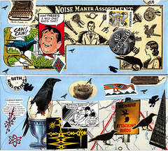 collage envelope #1: crow mania