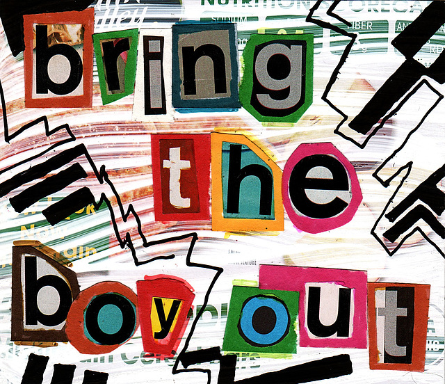 anti-ransom postcard: bring the boy out