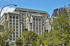 The Dominion Square Building – Viewed from Peel Street at Réné-Lévesque Boulevard, Montréal, Québec