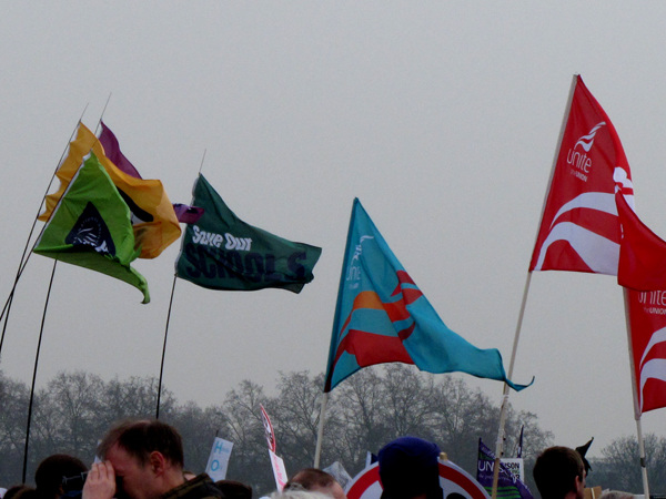 Banners in Hyde Park