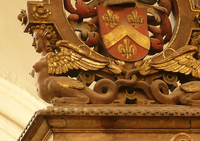 st.helen bishopsgate, london,detail of tomb of sir william pickering, 1574, by the cure workshop