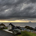 Storm clouds over Ailsa Craig