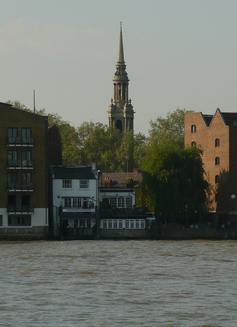 view over thames