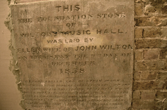 Wiltons foundation stone