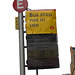 Bus stop not in use