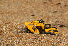 Heavy Machines on Hastings Beach