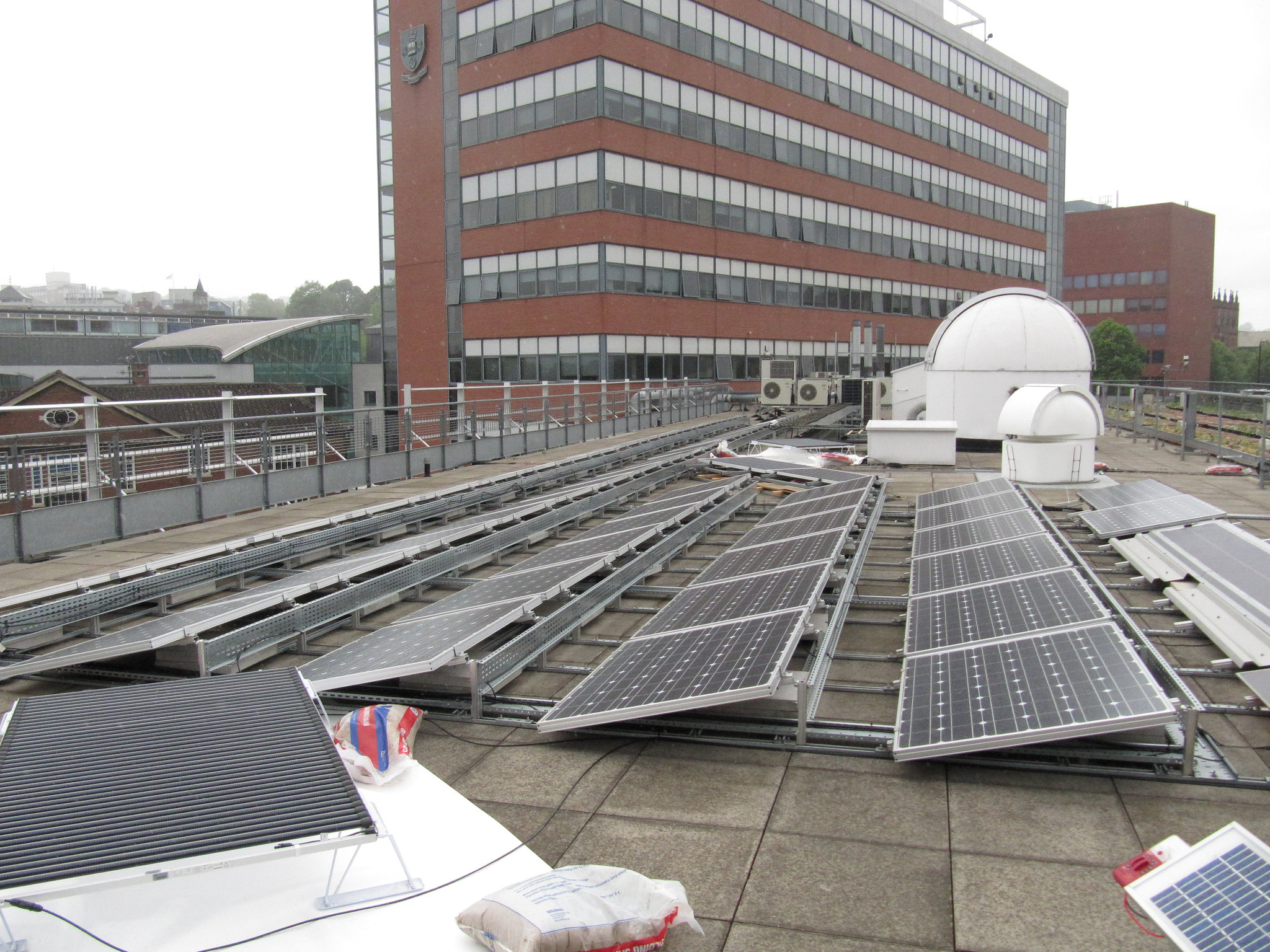 Hicks Building Solar Panels