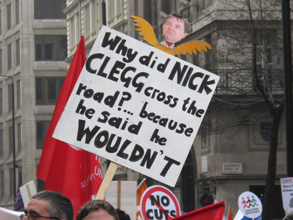 Why did Nick Clegg cross the road?