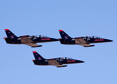 Patriots demo team Aero L-39s