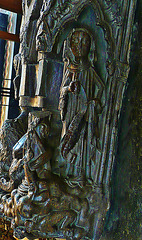 ely cathedral, niched saint