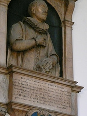 st.michael cornhill, london,c17 memorial of john vernon, this one replacing that lost in the great fire