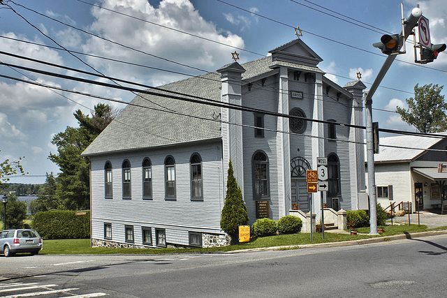 Beth Joseph Synagogue, Exterior – Lake Street, Tupper Lake, New York