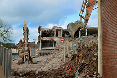 Stafford car park demolition
