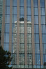 Canary Wharf tower reflection