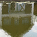 Boathouse reflected