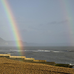 Double rainbow in Lyme
