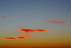 Nuages roses