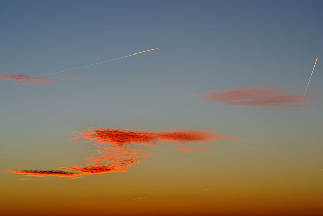 Nuages roses