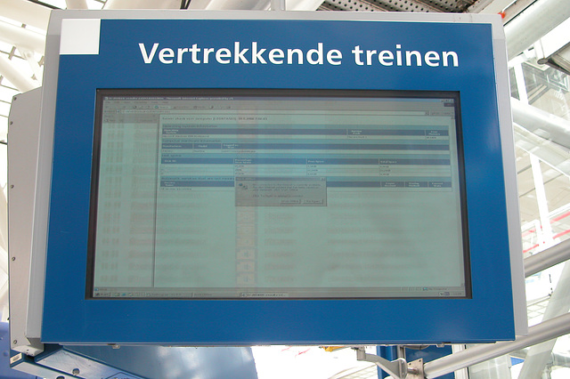 Geen wonder dat de NS niet werkt: ze gebruiken Windows