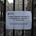 Senate House carpark closed