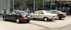 Mercedes 280 CE – side view