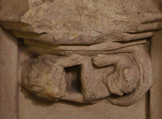 ely cathedral, beast corbel