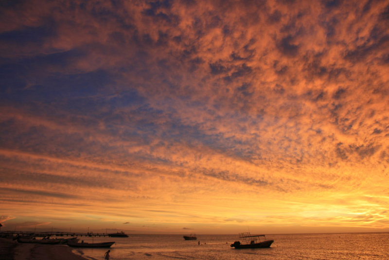 Sunset At Isla Holbox