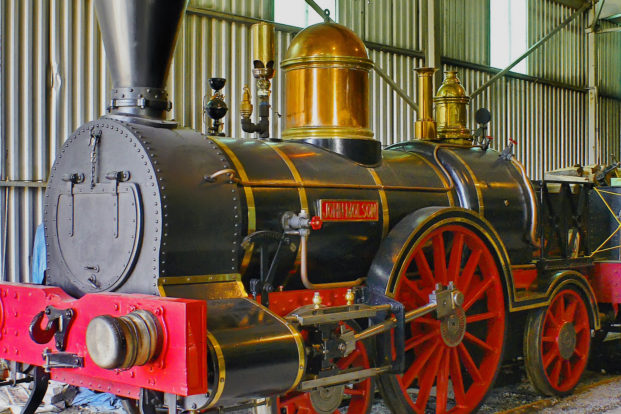The John Molson Locomotive – Canadian Railway Museum, Delson, Québec