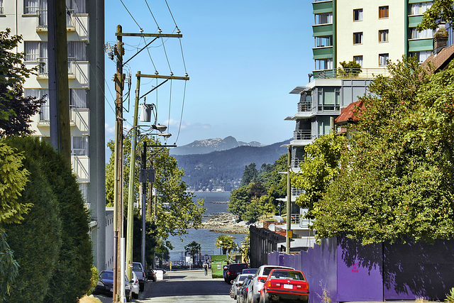 Walking Towards English Bay – Vancouver, British Columbia