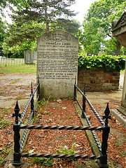 charles lamb, all saints churchyard, edmonton, london