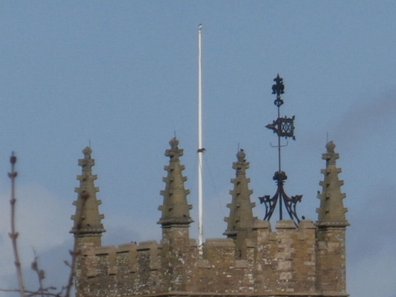 Detail of the weather vane