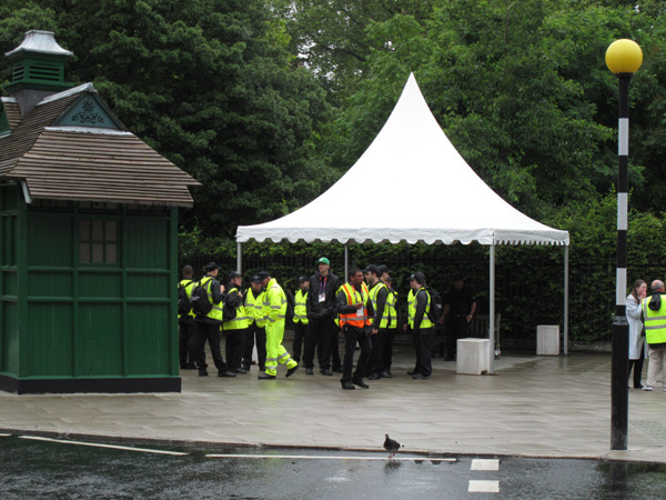 Russell Square gazebo