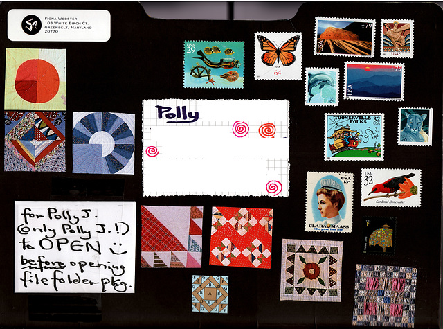 #1 -- mail-art file folder for polly -- inside front