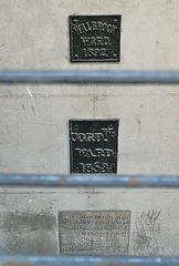 ward plaques and boundary markers, london