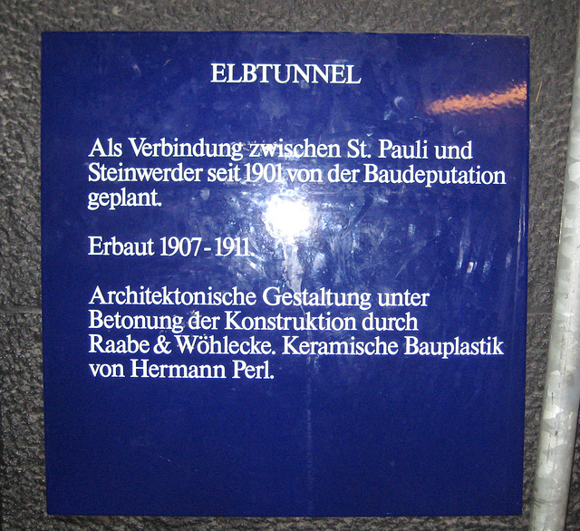 Hamburg, Alter Elbtunnel