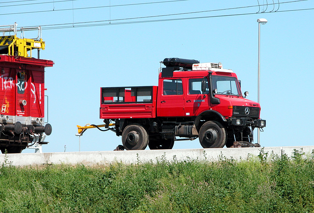 An Unimog on rails