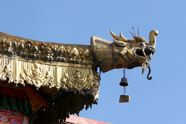 The temple roof