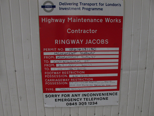 Works notice