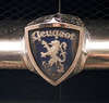 I discovered a small collection of old French cars: 1958 Peugeot 403 U5 - emblem