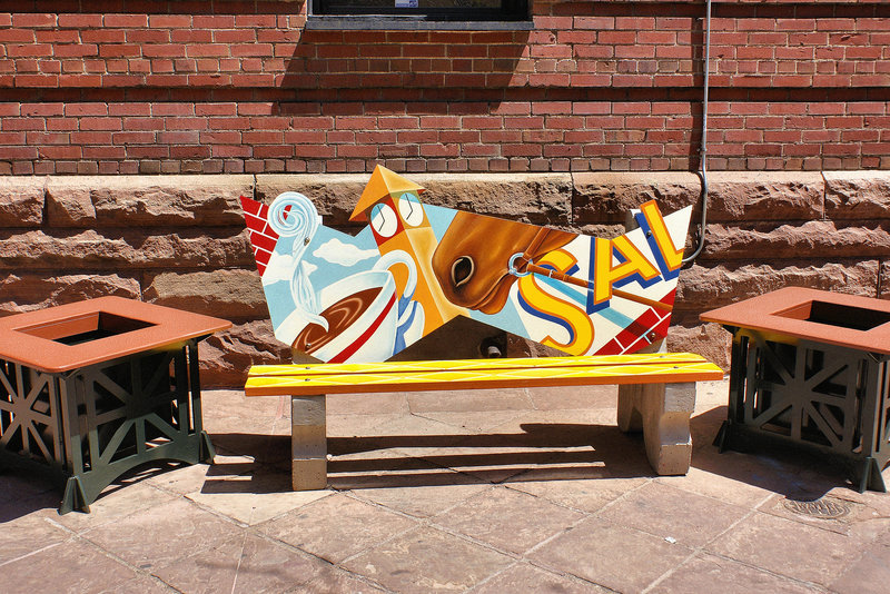 It's Good to Have a Deep Bench – 16th Street Mall, near Wynkoop Street, Denver, Colorado