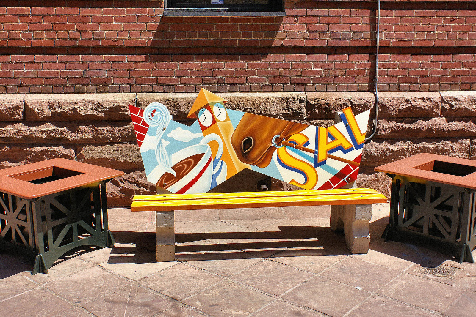 It's Good to Have a Deep Bench – 16th Street Mall, near Wynkoop Street, Denver, Colorado