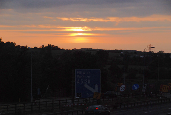 M1 sunset