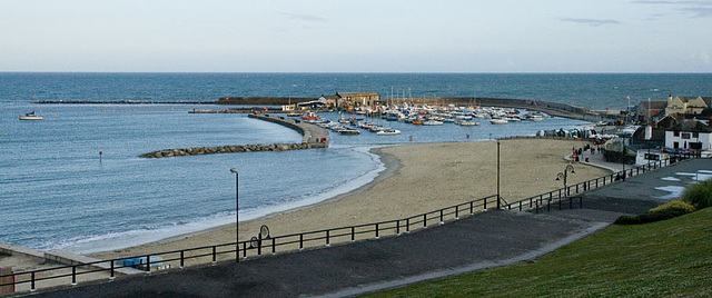 High tide in the harbour