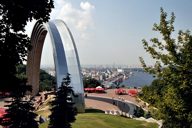 View of Kiev and the Dnepr