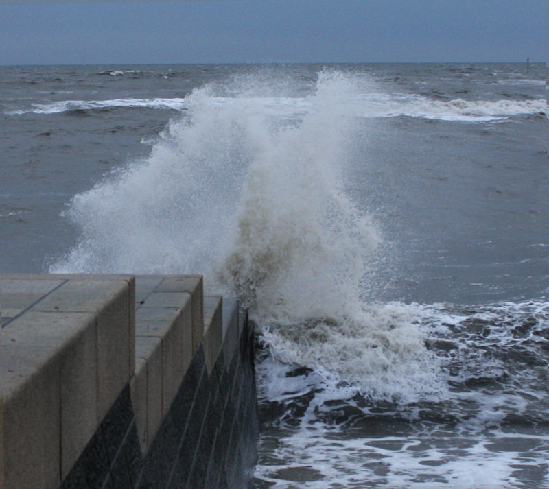 crashing waves