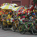 Over-decorated trishaws, Melaka